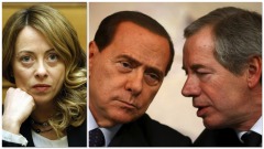 Meloni - Berlusconi - Bertolaso