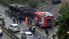 Bus In Fiamme a Roma