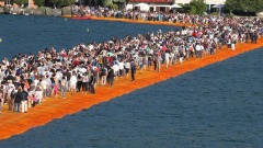 The Floating Piers, l'installazione di Christo sul Lago d'Iseo