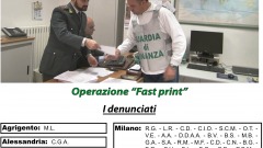 OPERAZIONE “FAST PRINT”