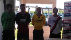 La delegazione della squadra presenta le nuove maglie del Lanciano