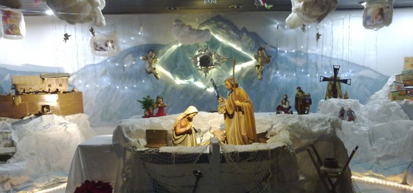 Foto del presepe all'ospedale di Atri