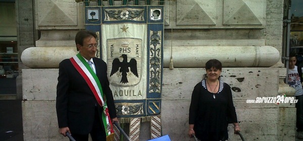 Massimo Cialente e Stefania Pezzopane - carriole