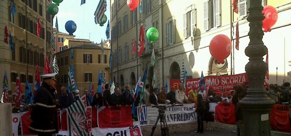 Manifestazione Cgil Cisl Uil 16 aprile a Roma