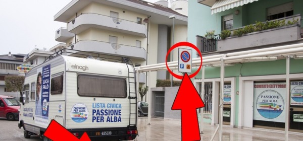 Camper parcheggiato