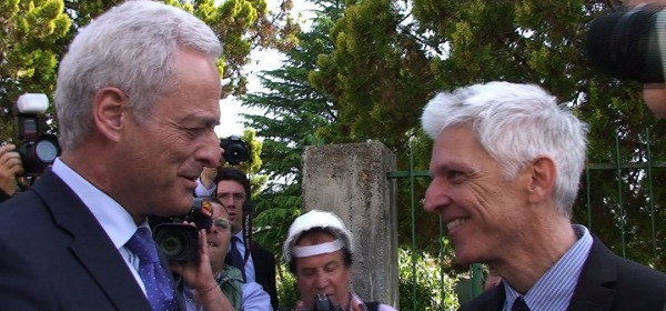 Il ministro tedesco Ramsauer e il ministro Bray