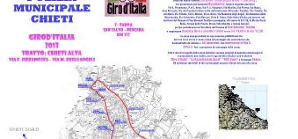 Mappa Giro d'Italia Chieti