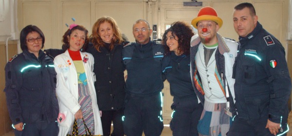 Clown al carcere di Chieti