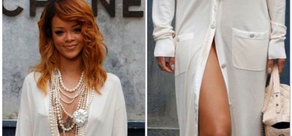 Rihanna, outfit sfilata Chanel