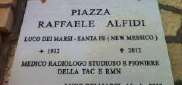 Targa della Piazza intitolata ad Alfidi