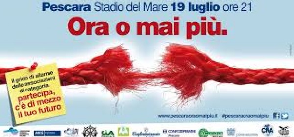 Slogan "Ora o mai più"