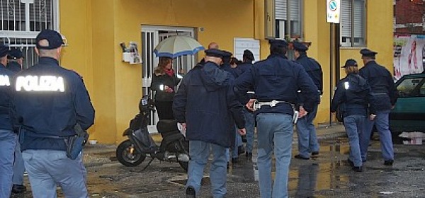 blitz della polizia a Rancitelli