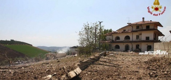 Esplosione a Città Sant'Angelo