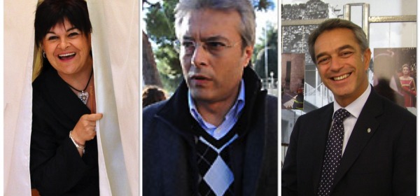 Stefania Pezzopane, Gianni Chiodi e Nazario Pagano