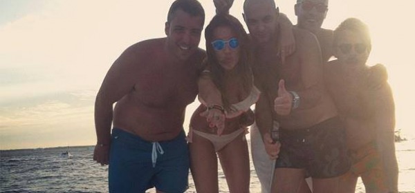 Teresanna Pugliese in vacanza a Ibiza