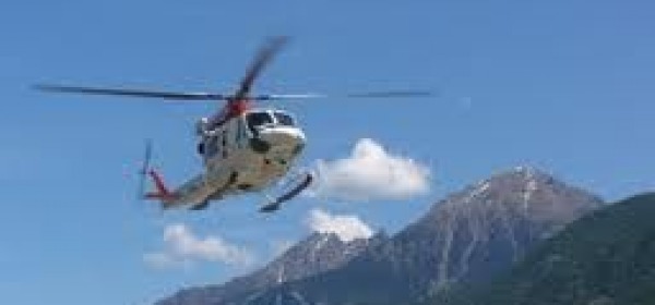 Soccorso alpino con elicottero