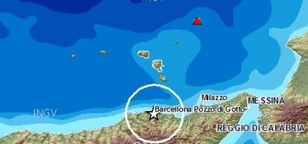 scossa sismica Messina