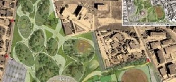 il progetto del parco di Piazza d'Armi