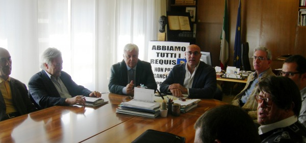 Un momento della conferenza stampa