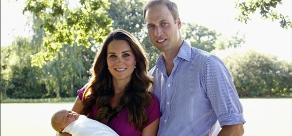 Kate Middleton, William Winsdor e George