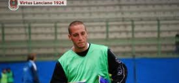 Giulio Daleno in allenamento con la Virtus Lanciano (2008/09)