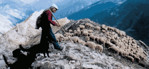 un pastore di Pescocostanzo