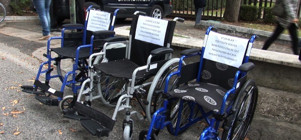 protesta disabili