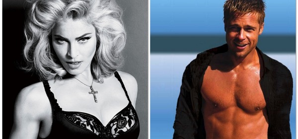 Madonna  - Brad Pitt