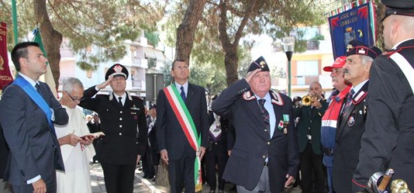 Un momento della giornata di commemorazione a Pescara