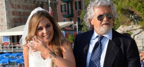 Beppe Grillo e Valentina Scarnecchia