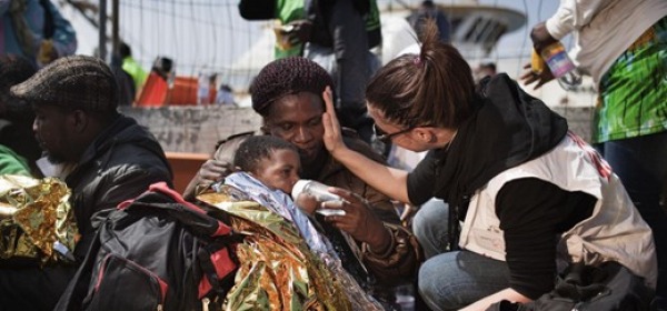 Foto di Medici Senza Frontiere a Lampedusa