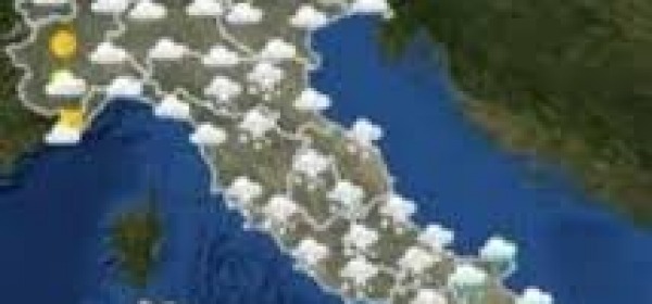 cartina Italia nuvoloso