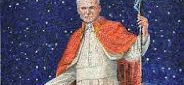 Il mosaico a papa Giovanni Paolo II