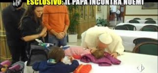 Noemi Sciarretta e Papa Francesco