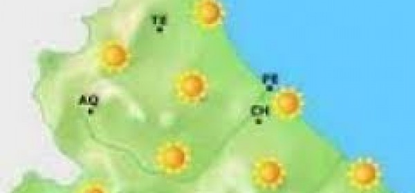 Cartina meteo-sereno su Abruzzo