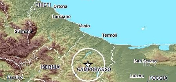 scossa sismica Campobasso