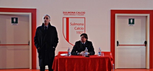 Grillo con Scelli alla conferenza stampa del Sulmona
