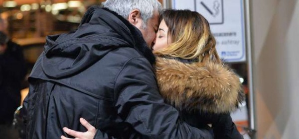 Pino Insegno e Alessia Navarro