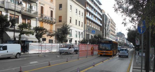 Corso Vittorio diviso a metà