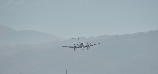 Aeroporto dei Parchi primo volo