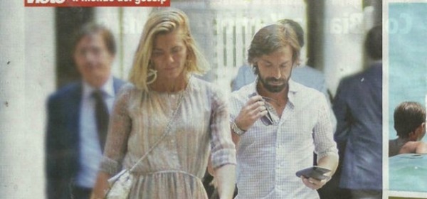 Andrea Pirlo e Valentina Bladini