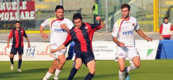 Frediani in azione col Benevento (foto dalla rete)