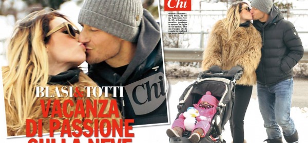 Blasi e Totti in vacanza a Ortisei