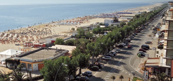 Il lungomare di Alba Adriatica