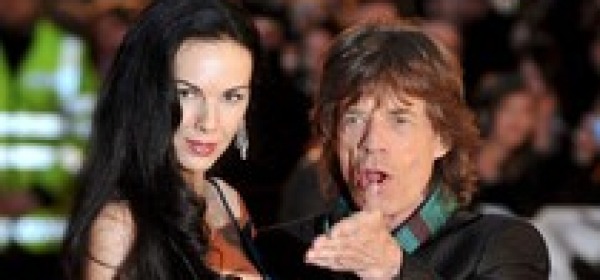 Wren Scott - Mick Jagger - foto ansa