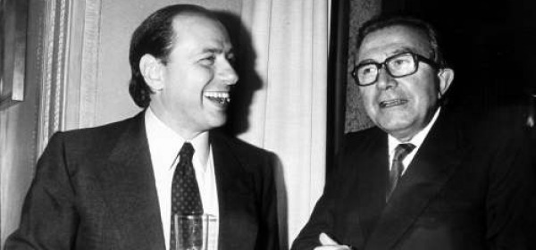 Silvio Berlusconi e Giulio Andreotti