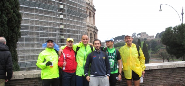 Alcuni Runners teatini alla Maratona di Roma