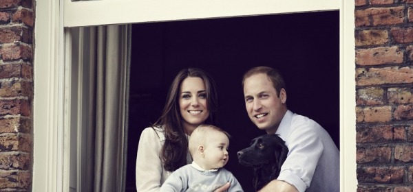 Kate Middleton, William, George e Lupo