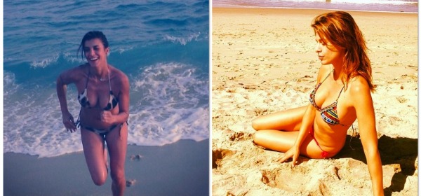 Elisabetta Canalis, mare profumo di mare