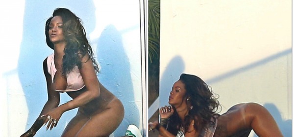Rihanna senza slip